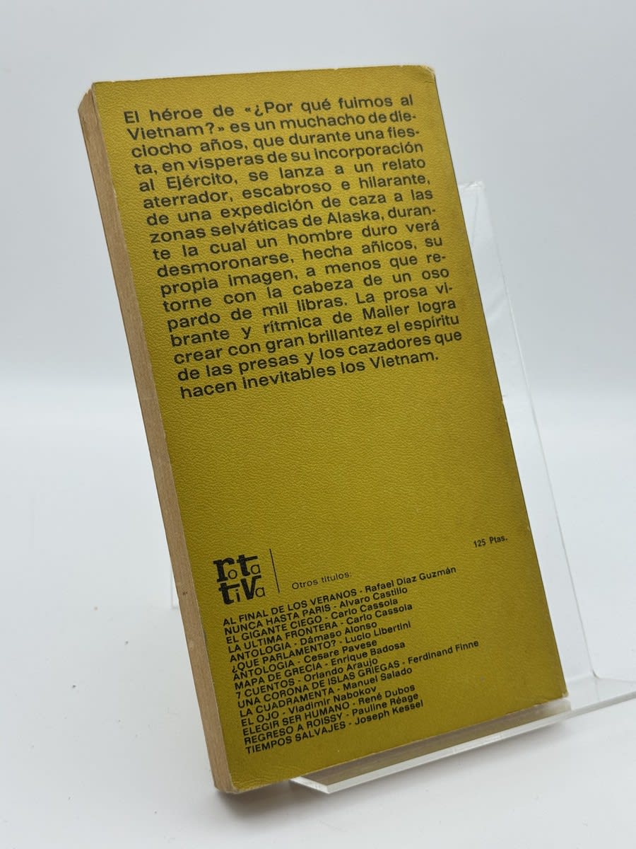 Foto 3 de ¿Por qué fuimos al Vietnam? - Norman Mailer de Norman Mailer, libro de segunda mano