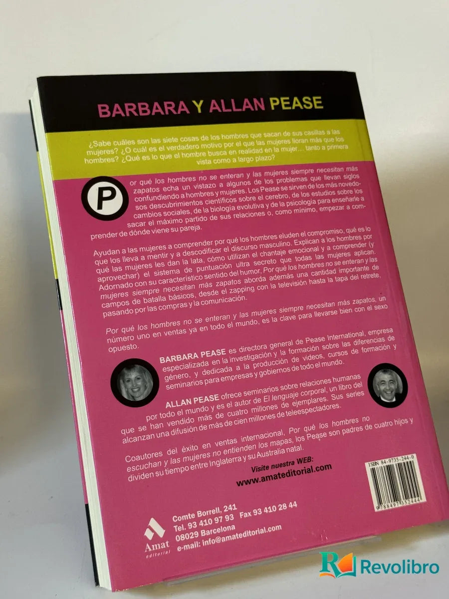 Foto 2 de Por qué los hombres no se enteran y las mujeres siempre necesitan más zapatos de Allan y Barbara PEASE, libro de segunda mano