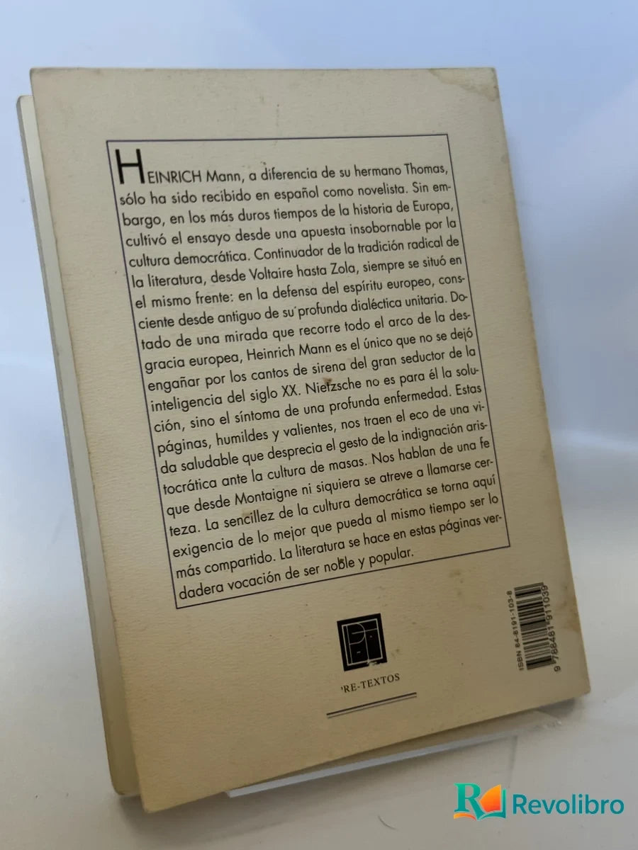 Foto 2 de Por una cultura democrática de Heinrich Mann, libro de segunda mano