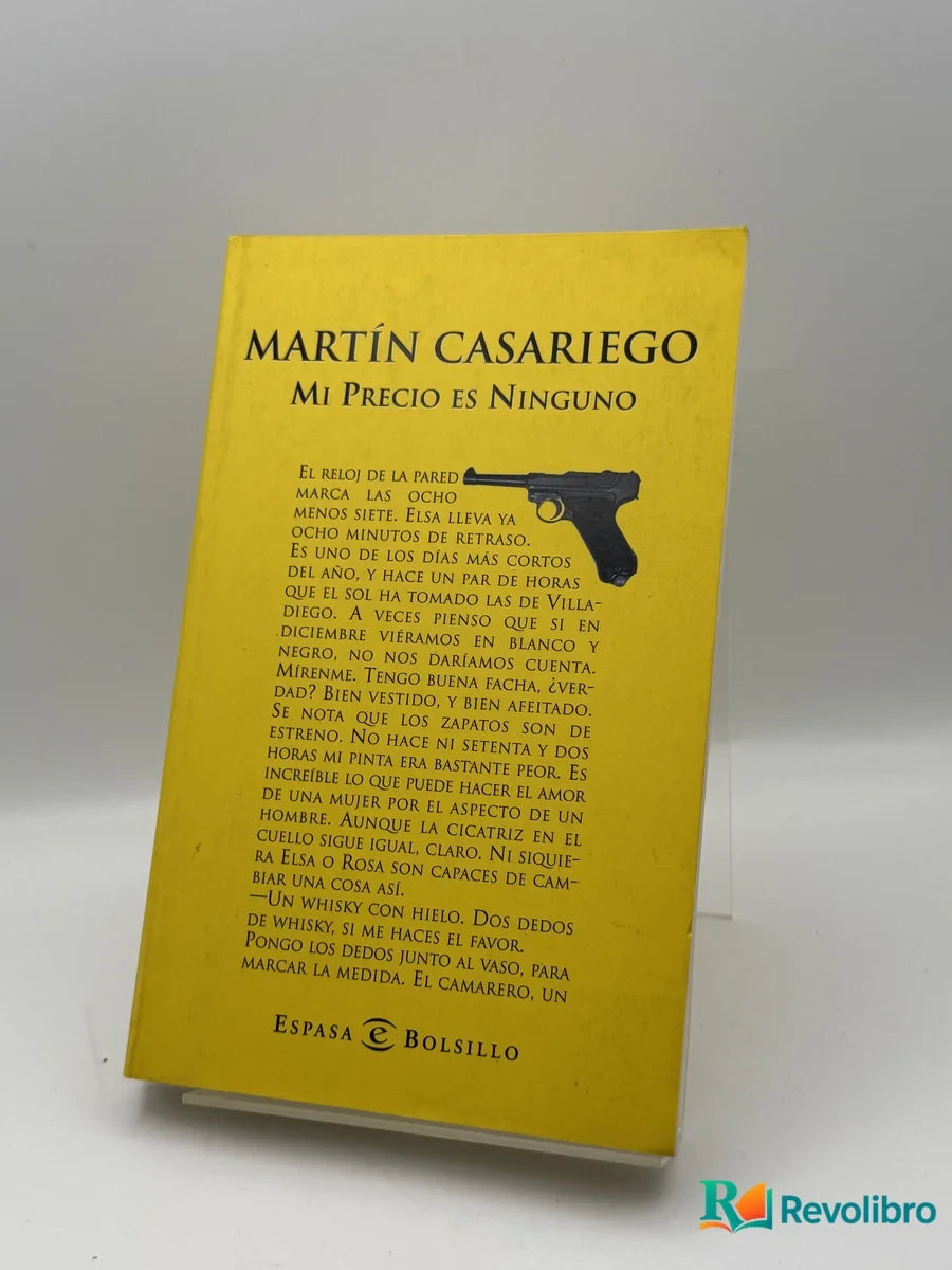 Portada de Mi Precio es Ninguno de Martín Casariego, libro de segunda mano