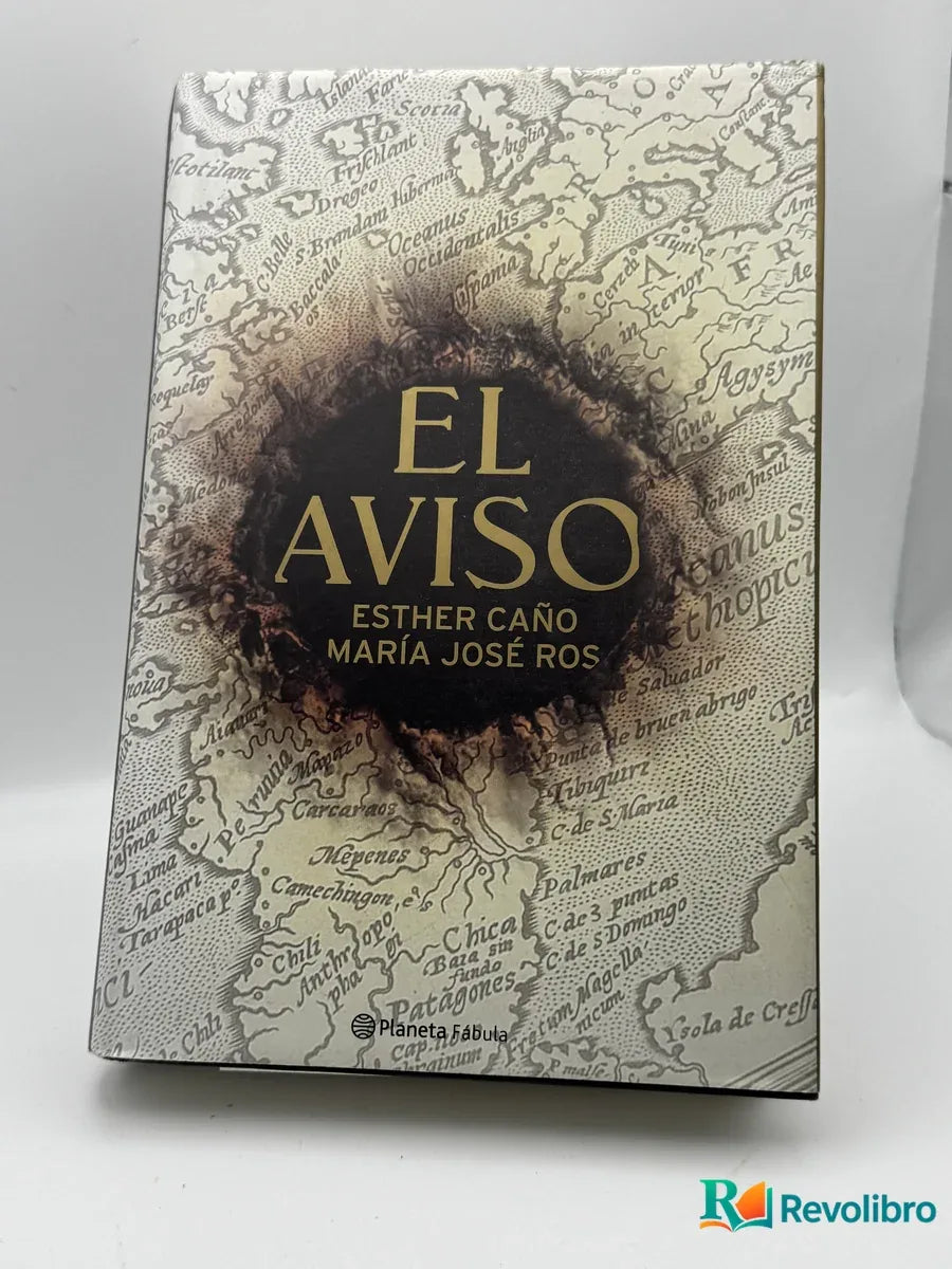 Portada de El Aviso de Esther Caño, libro de segunda mano