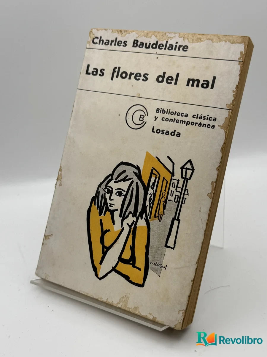 Portada de Las flores del mal de Charles Baudelaire, libro de segunda mano