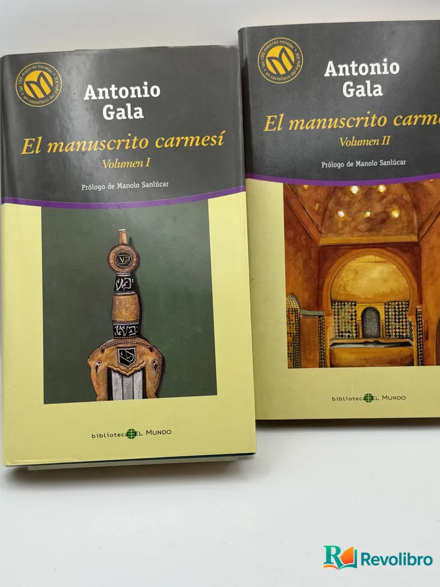 Portada de Lote El manuscrito carmesí de Antonio Gala, libro de segunda mano