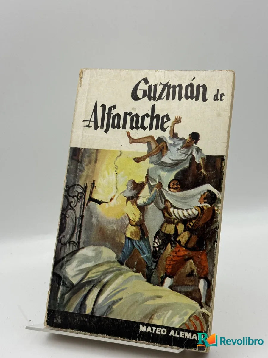 Portada de Guzmán de Alfarache de Mateo Alemán, libro de segunda mano