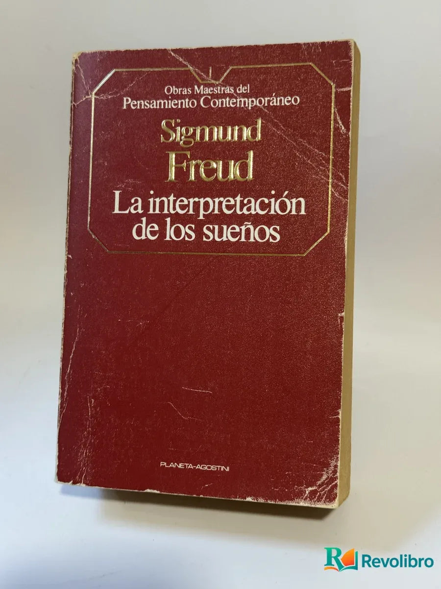 Portada de La interpretación de los sueños de Sigmund Freud, libro de segunda mano