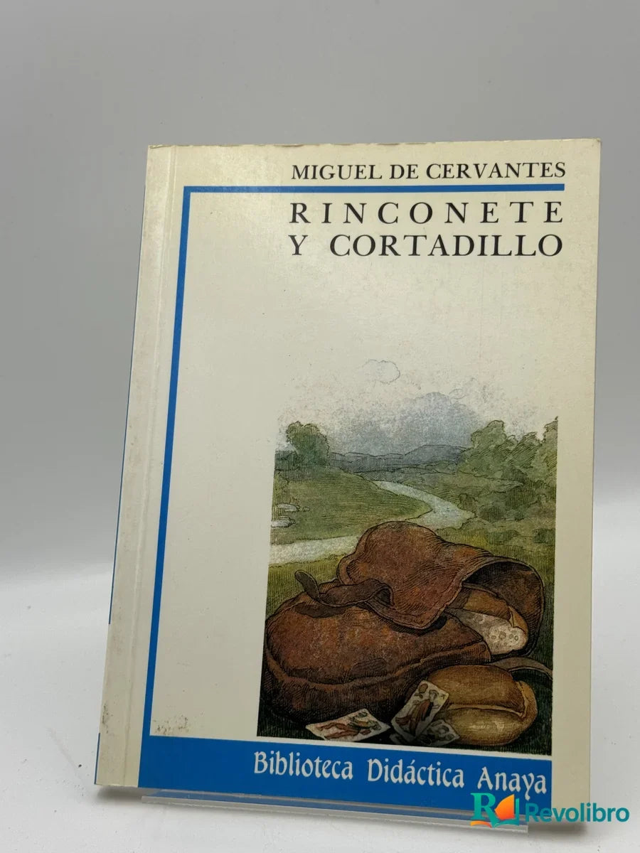 Portada de Rinconete y Cortadillo de Miguel de Cervantes, libro de segunda mano