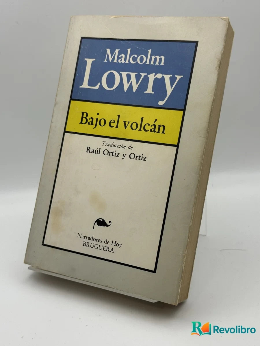 Portada de Bajo el volcán de Malcolm Lowry, libro de segunda mano