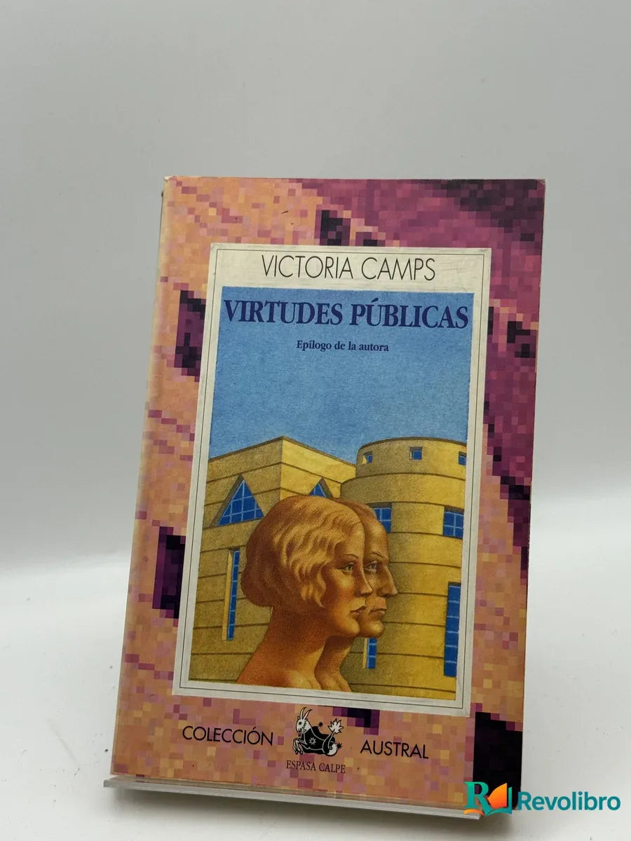 Portada de Virtudes Públicas de Victoria Camps, libro de segunda mano