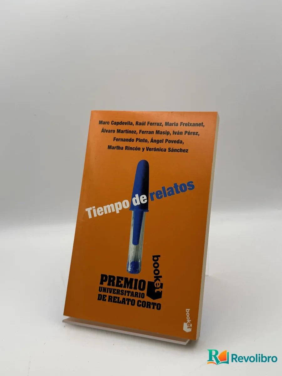 Portada de Tiempo de relatos de Marc Capdevila, libro de segunda mano