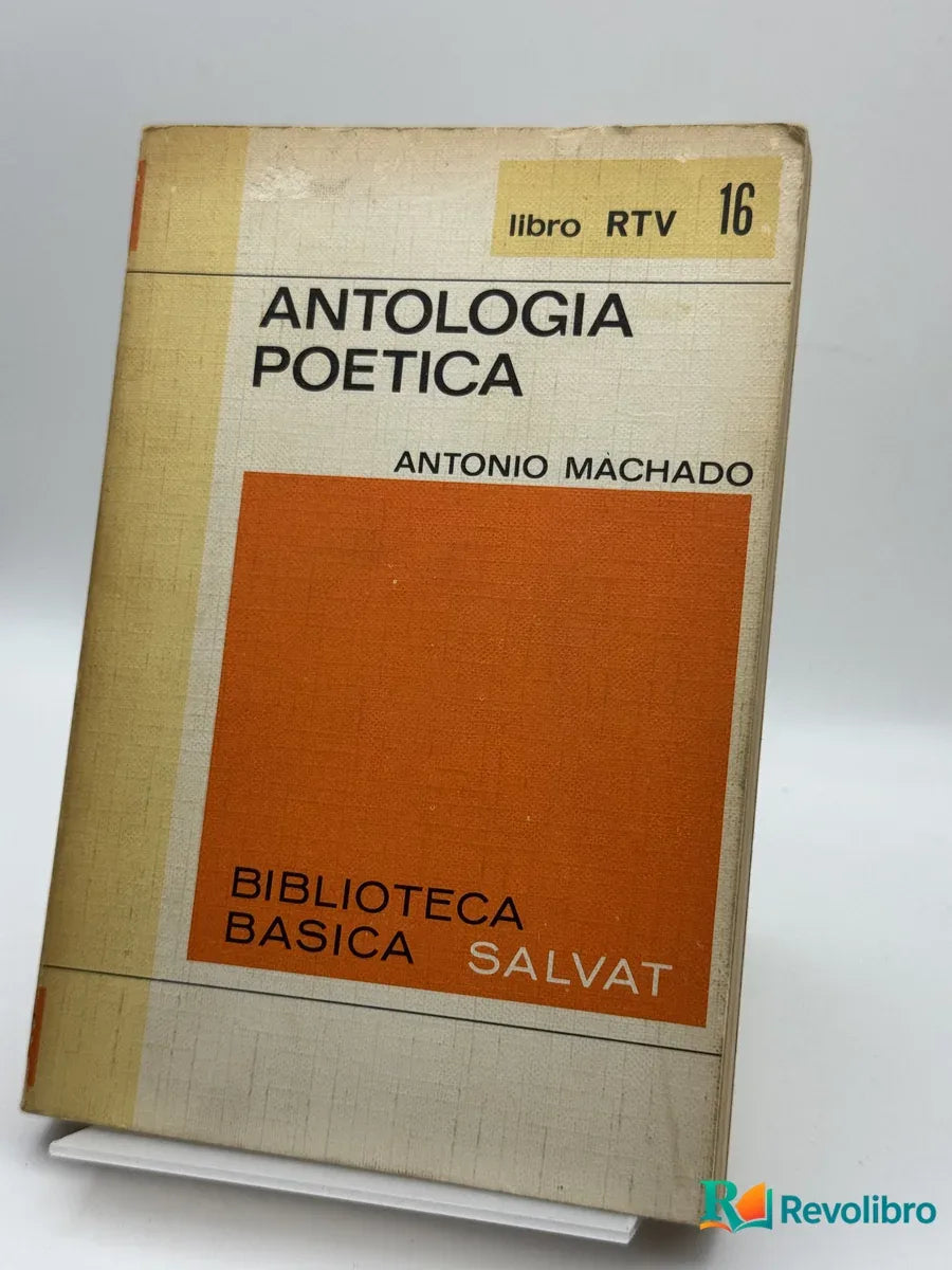 Portada de Antología Poética de Antonio Machado, libro de segunda mano