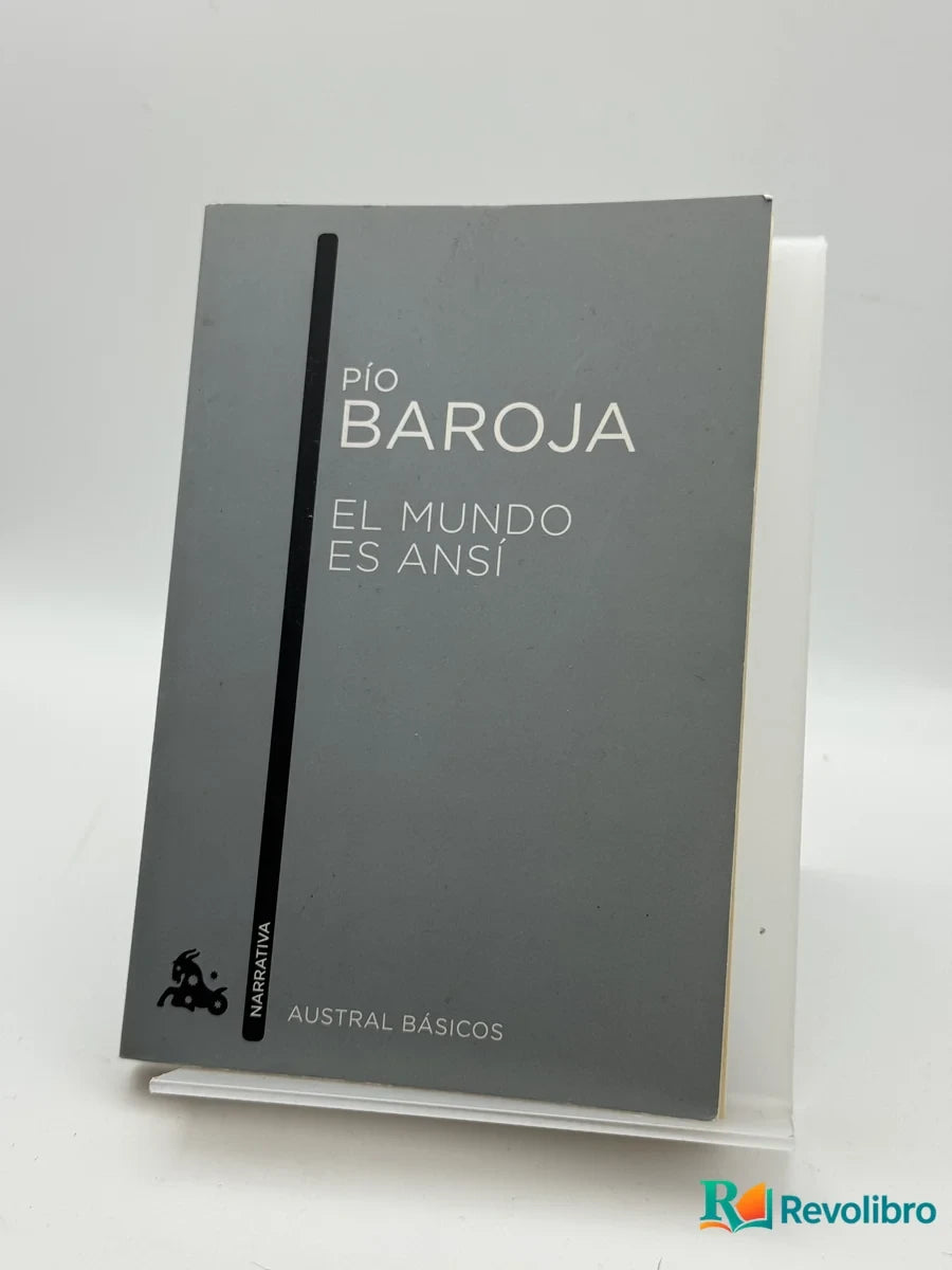 Portada de El mundo es ansí de Pío Baroja, libro de segunda mano