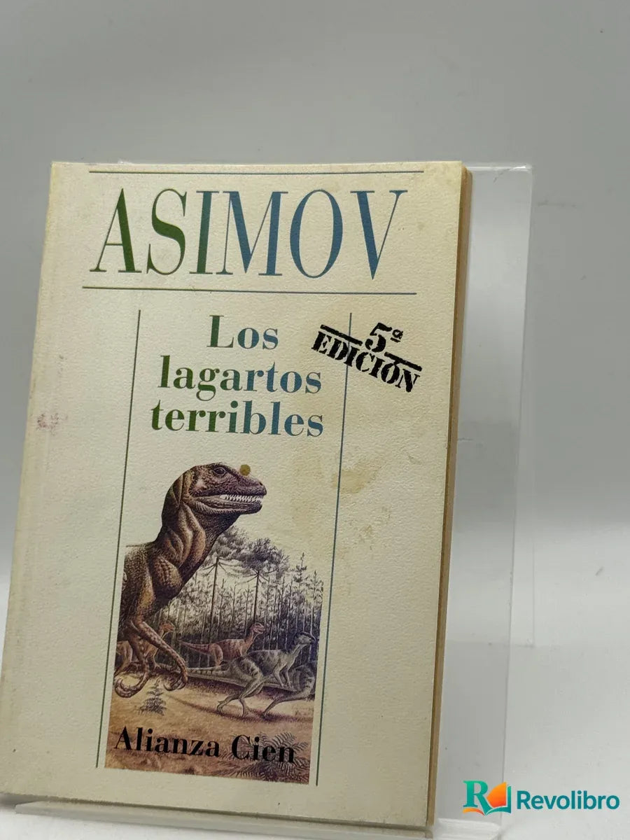 Portada de Los lagartos terribles de Asimov, libro de segunda mano