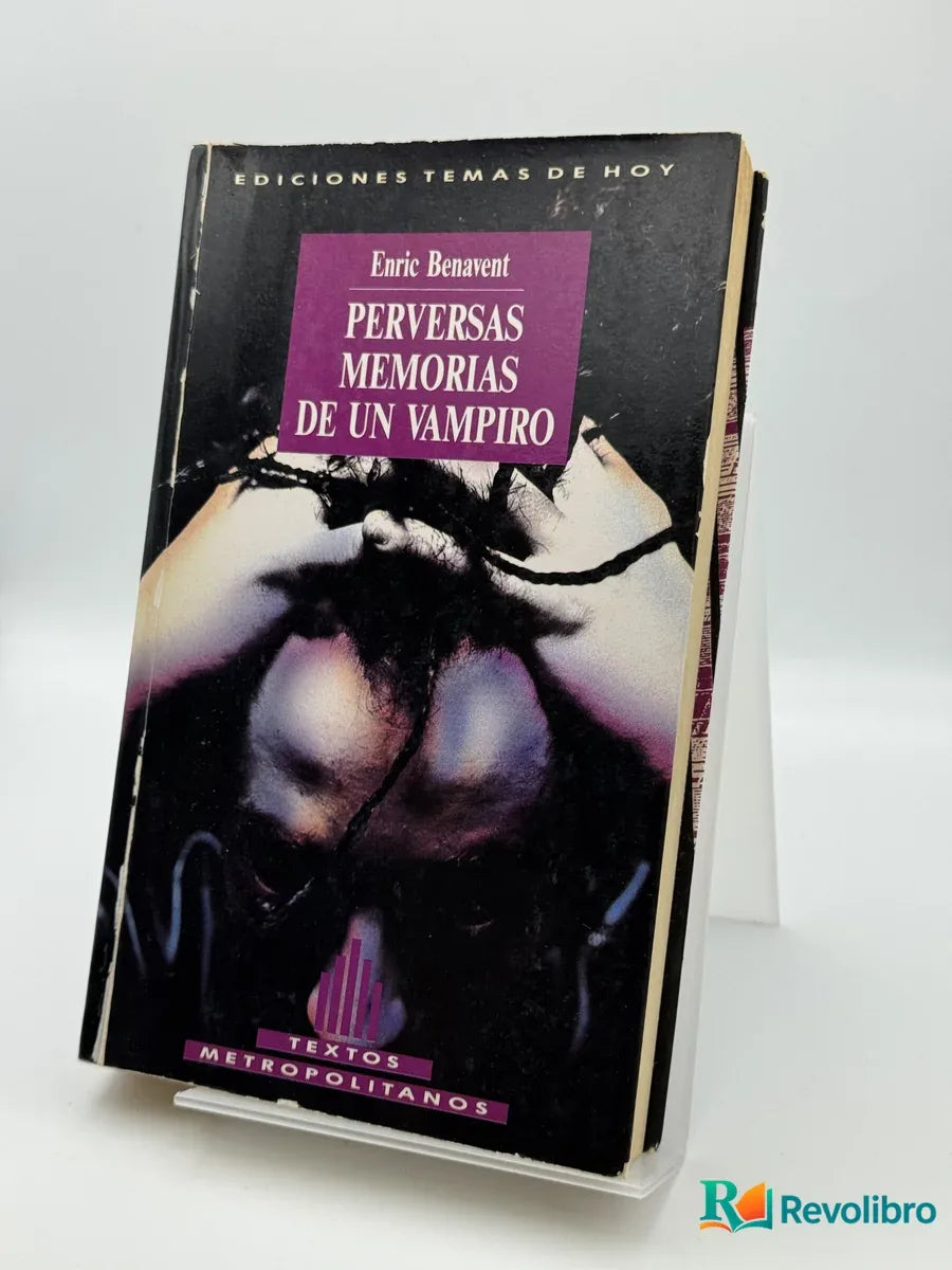 Portada de Perversas memorias de un vampiro de Enric Benavent, libro de segunda mano