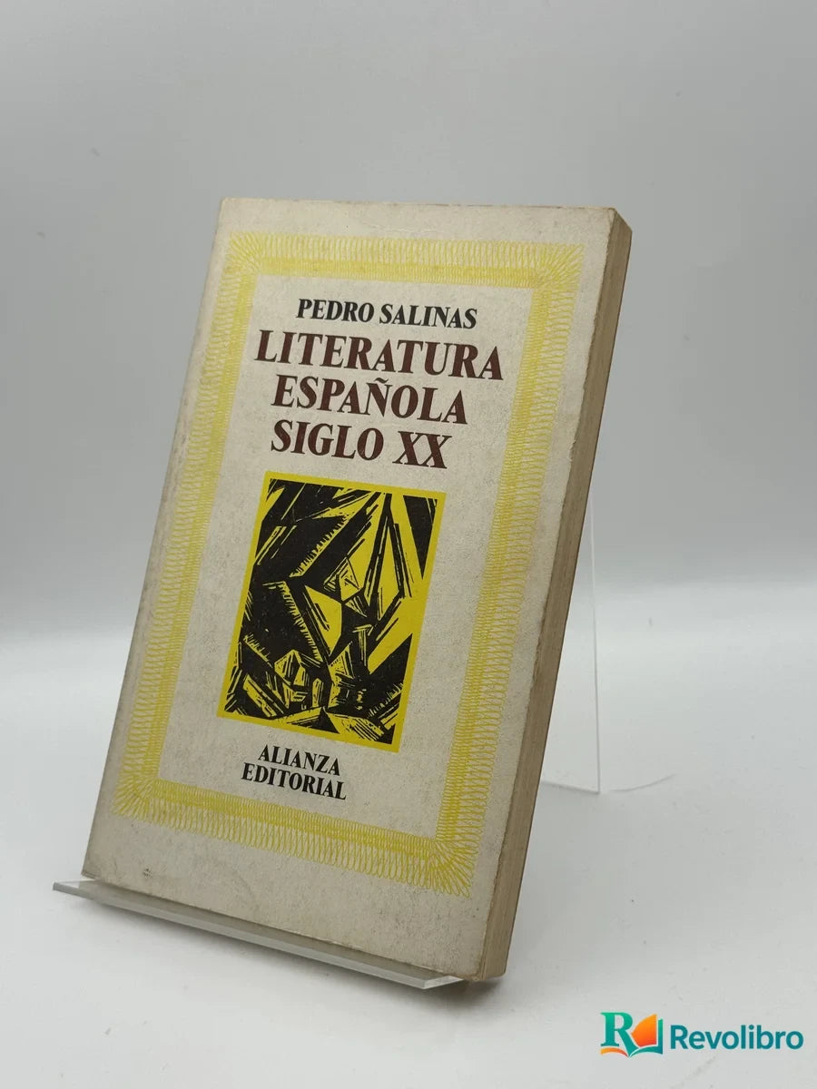 Portada de Literatura Española Siglo XX de Pedro Salinas, libro de segunda mano