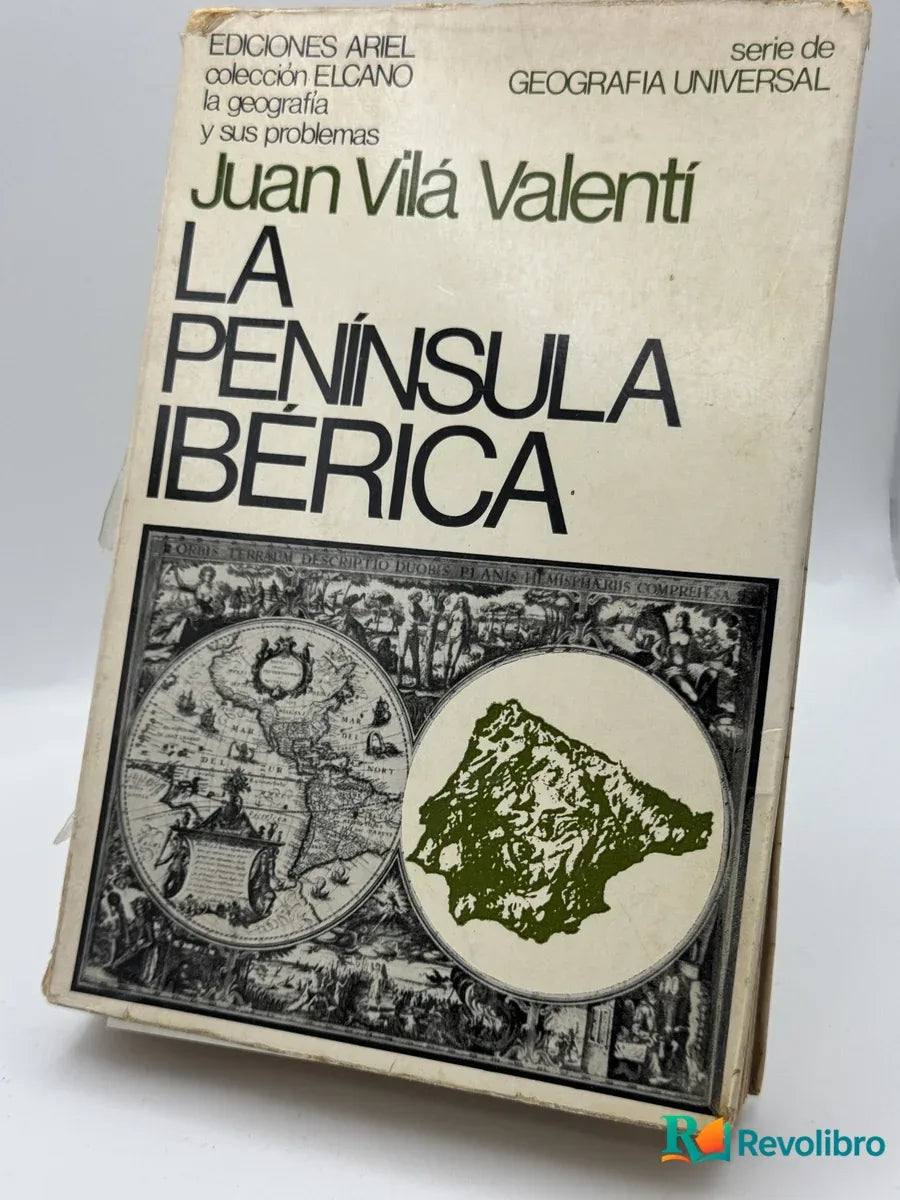 Portada de La Península Ibérica de Juan Vilá Valenti, libro de segunda mano