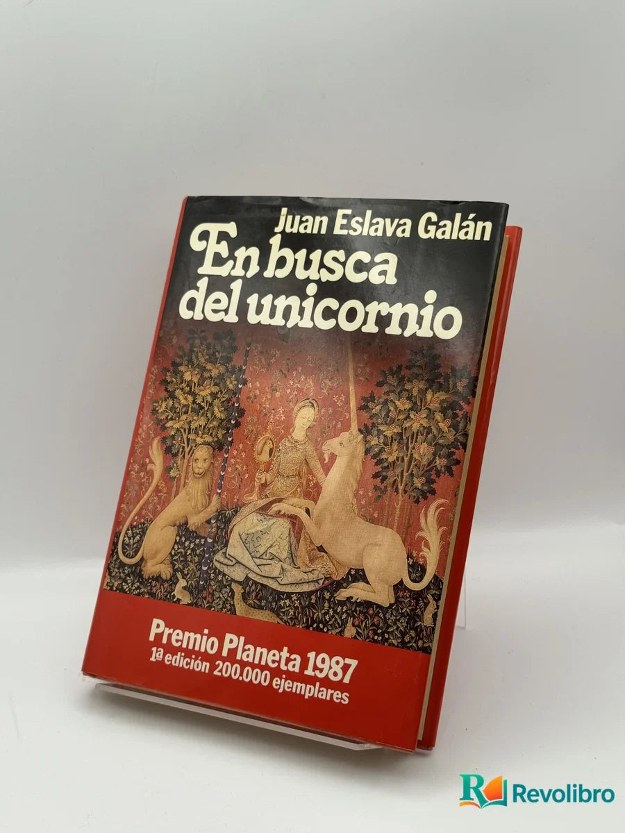 Portada de En busca del unicornio de Juan Eslava Galán, libro de segunda mano