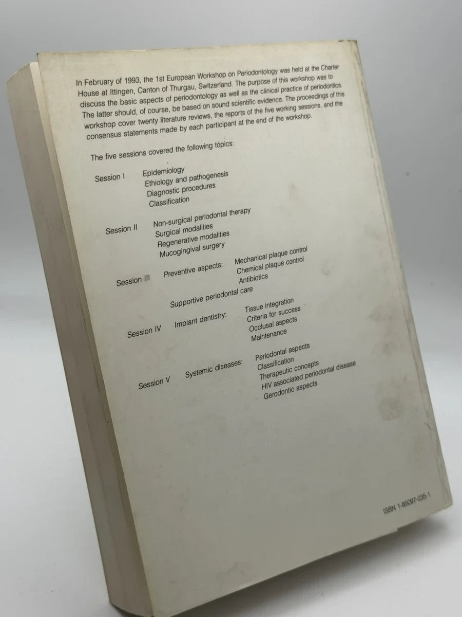 Foto 2 de Proceedings of the 1st European Workshop on Periodontology de Niklaus P. Lang/Thorkild Karring, libro de segunda mano