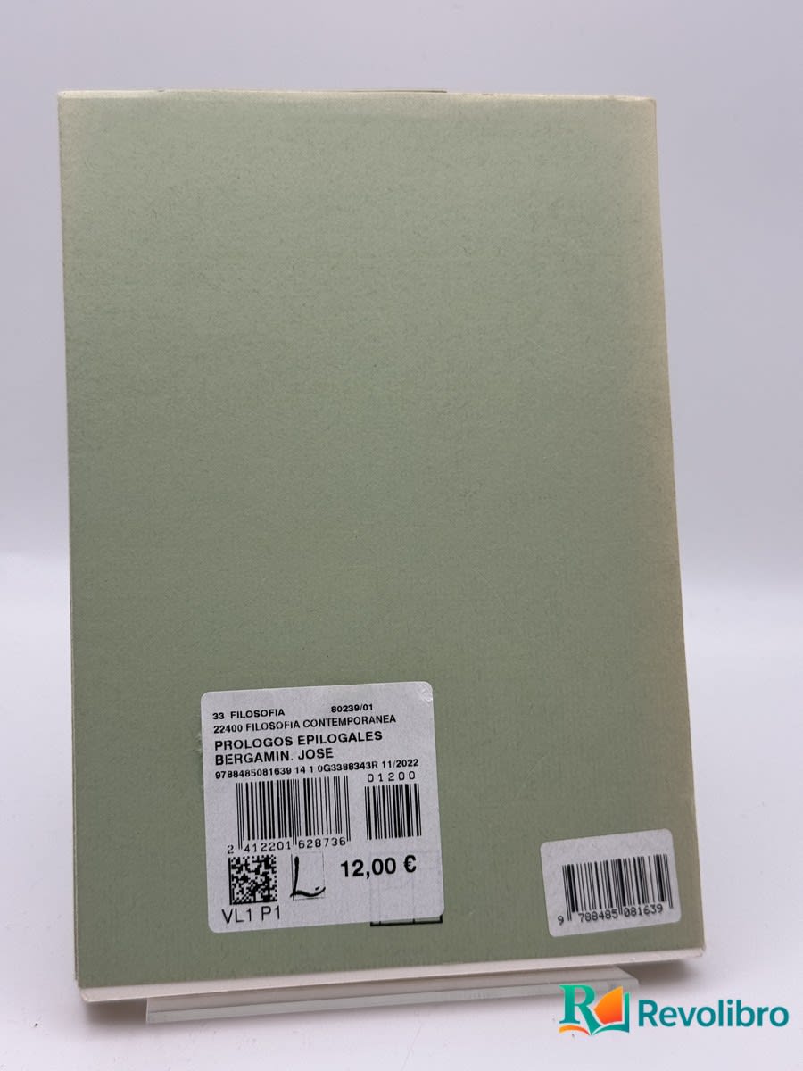 Prólogos epilogales - José Bergamín - Imagen 2