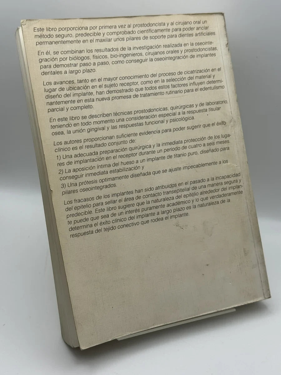 Foto 5 de Prótesis tejido-integradas La Oseointegración de Per-Ingvar Brånemark, libro de segunda mano