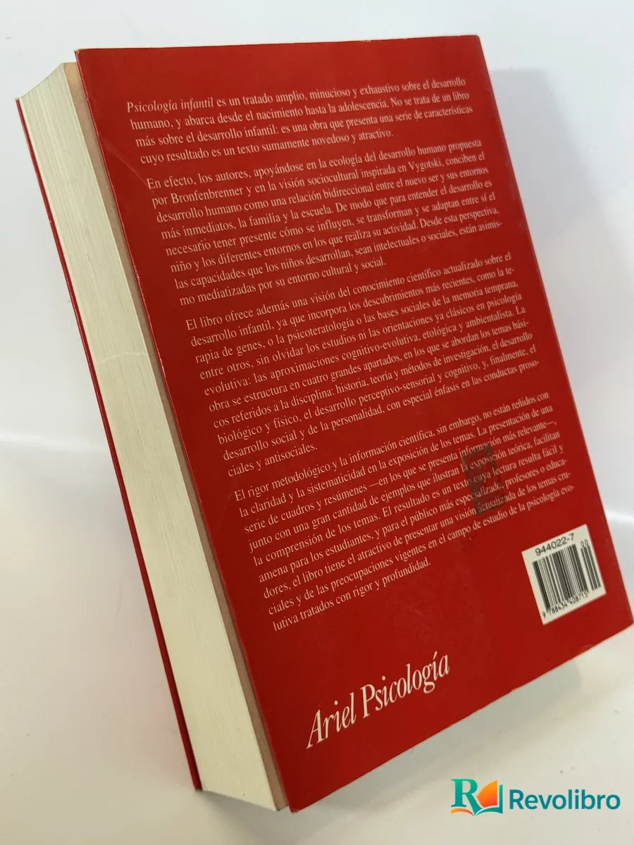 Foto 2 de Psicología infantil de Ross Vasta, libro de segunda mano
