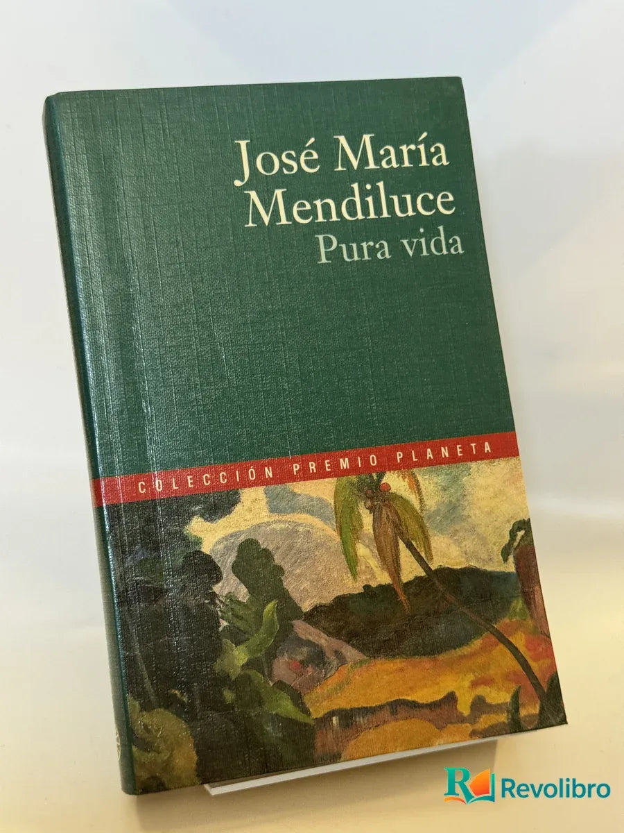 Portada de Pura vida de José María Mendiluce, libro de segunda mano