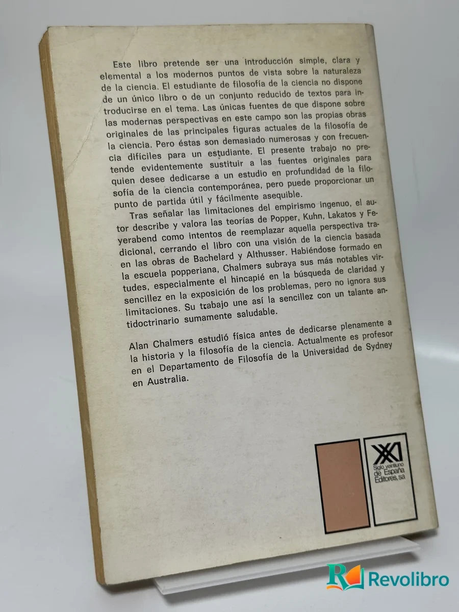 Foto 3 de ¿Qué es esa cosa llamada ciencia? de Alan F. Chalmers, libro de segunda mano