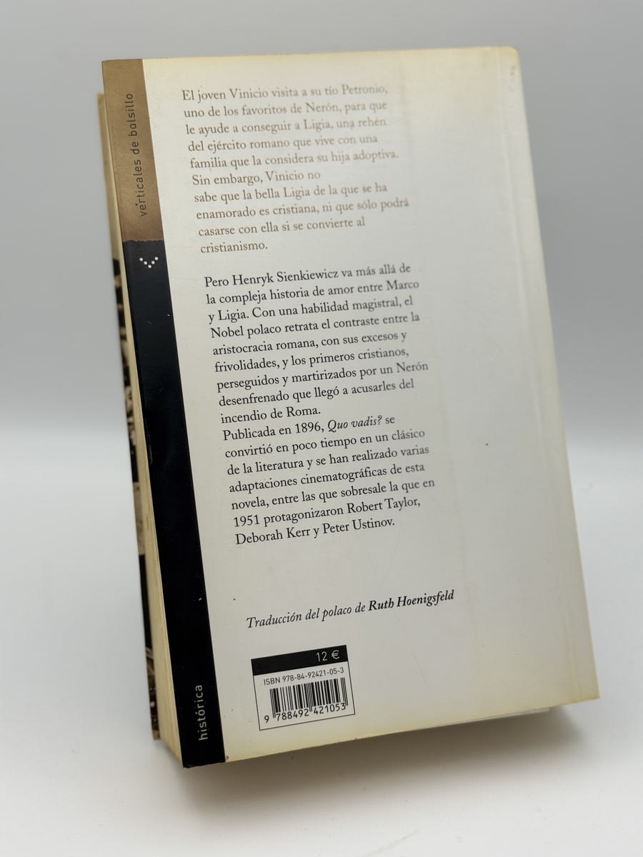 Foto 2 de Quo vadis? de Henryk Sienkiewicz, libro de segunda mano