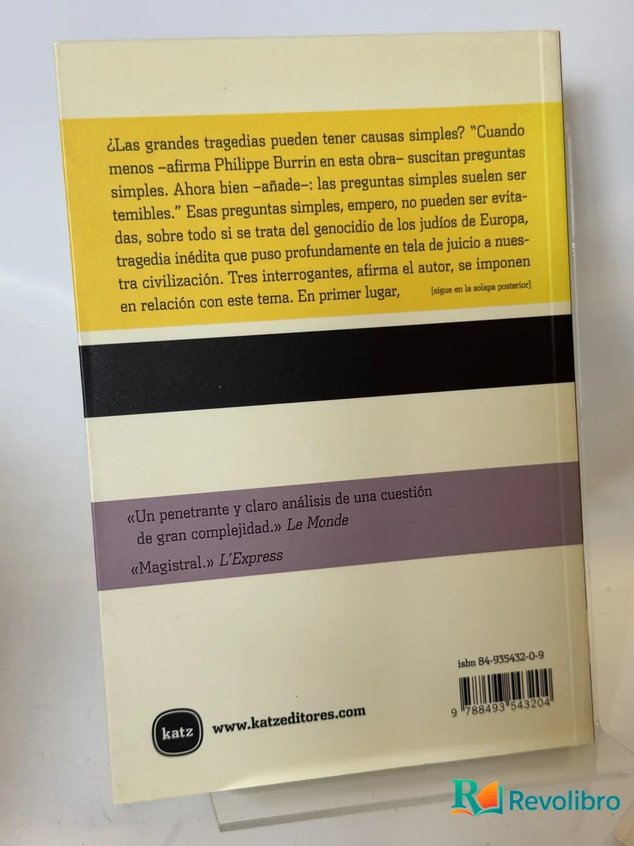 Foto 2 de Resentimiento y apocalipsis de Philippe Burrin, libro de segunda mano