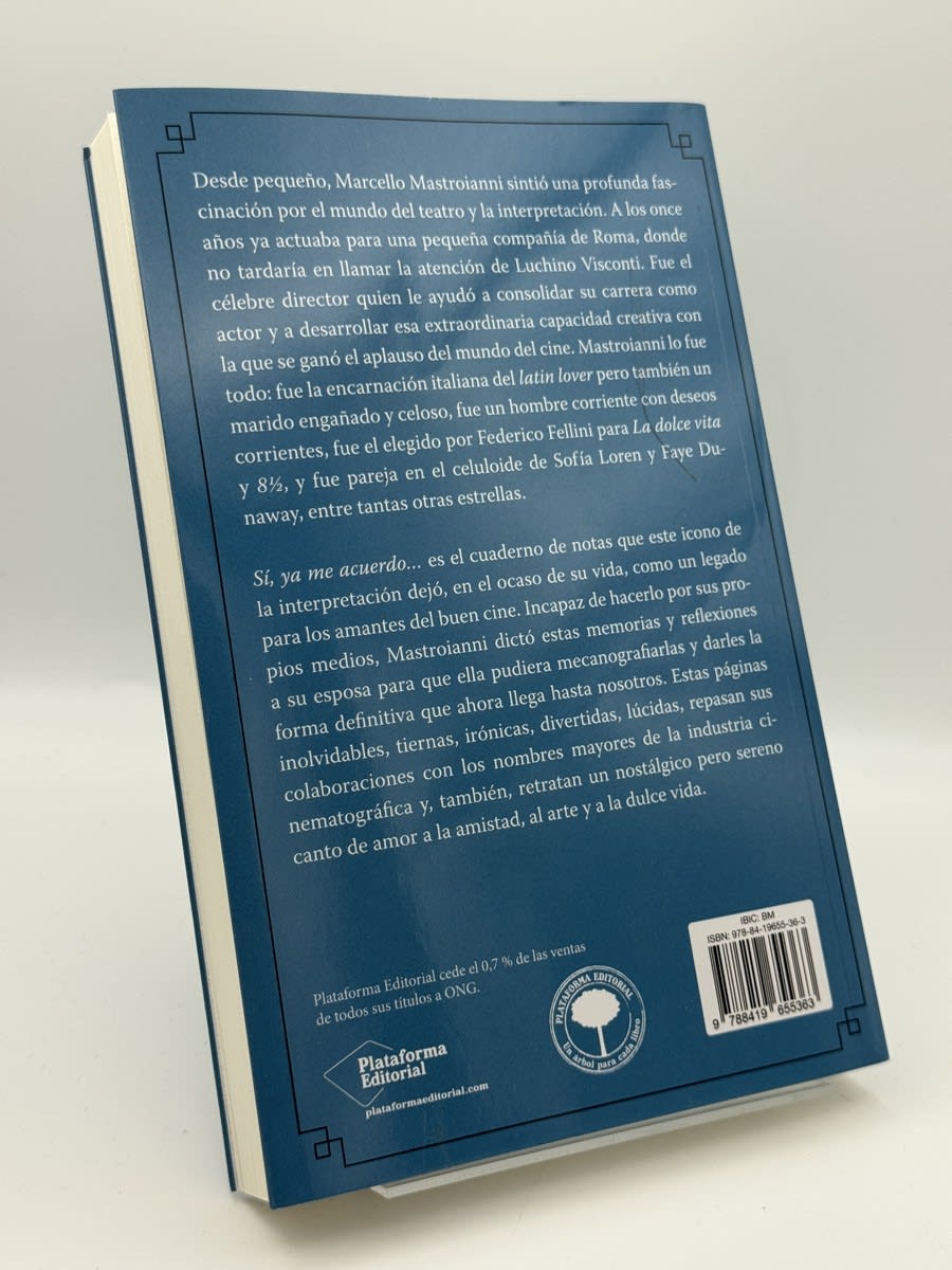 Sí, ya me acuerdo - Marcello Mastroianni - Imagen 2