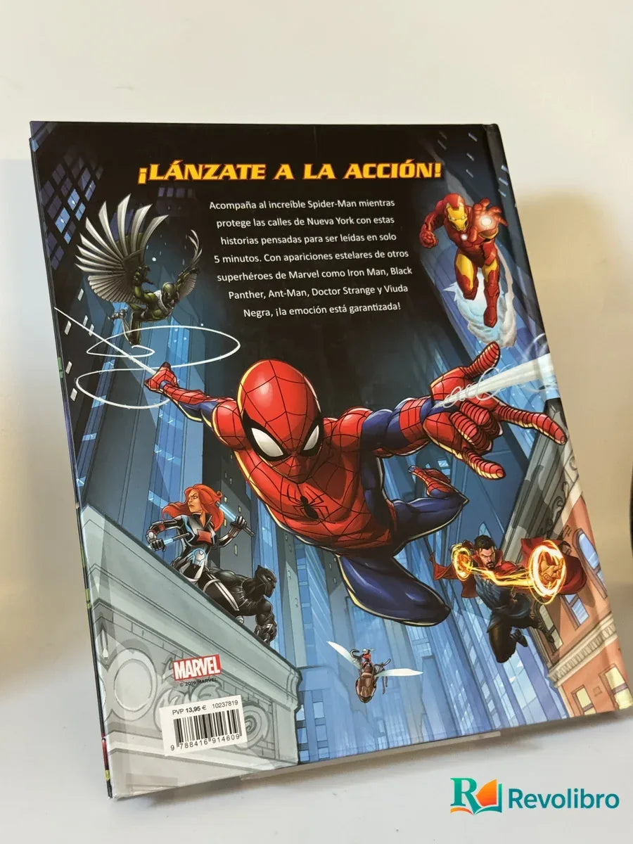 Foto 2 de Spider-Man. Cuentos de 5 minutos. Listo para la acción de Marvel, libro de segunda mano