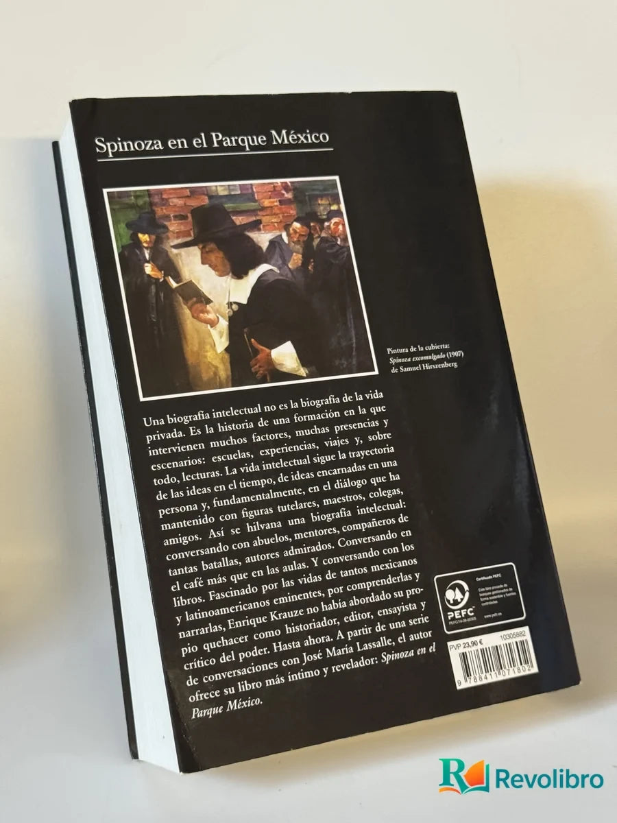 Foto 2 de Spinoza en el Parque México de Enrique Krauze, libro de segunda mano