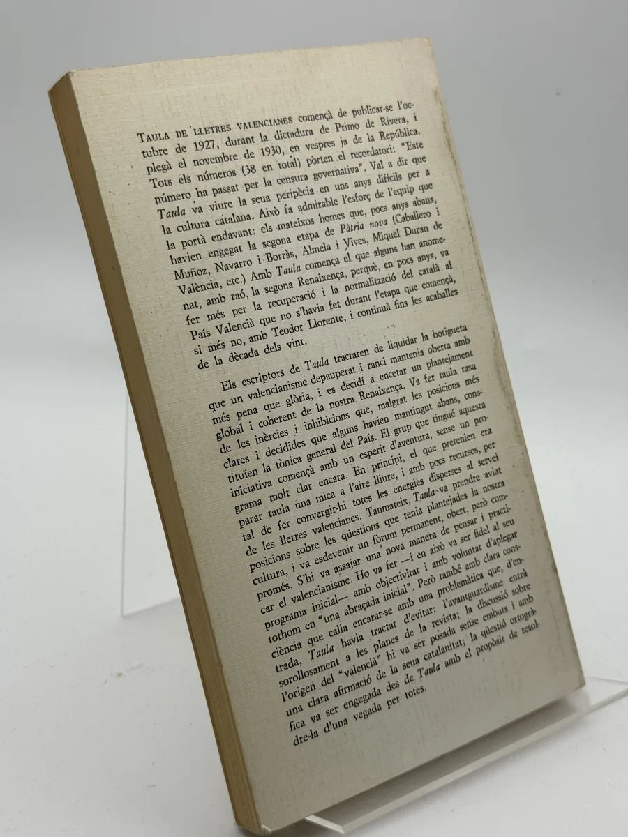 Foto 2 de Taula de lletres valencianes de Josep Iborra, libro de segunda mano