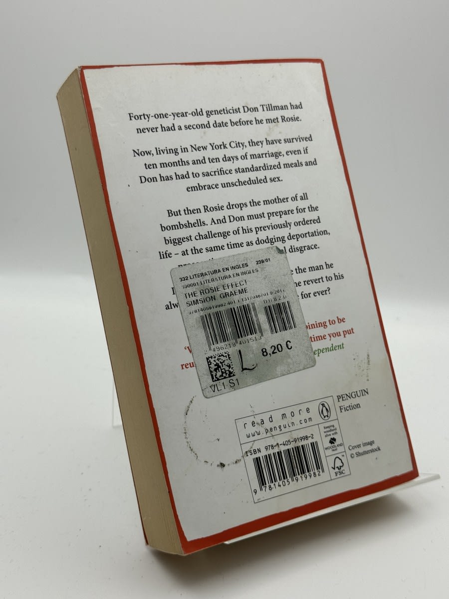 Foto 2 de The Rosie Effect - Graeme Simsion de Graeme Simsion, libro de segunda mano