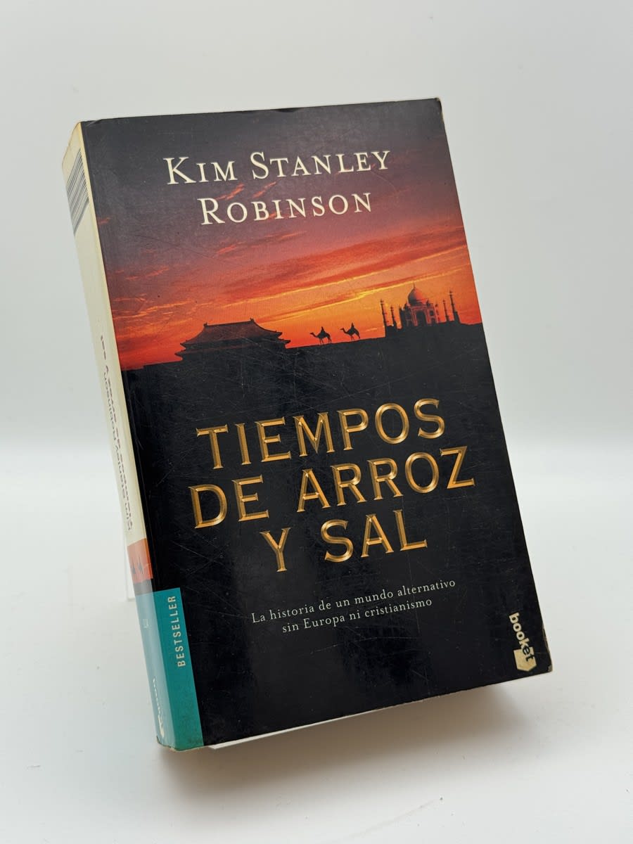 Portada de Tiempos de arroz y sal de Kim Stanley Robinson, libro de segunda mano