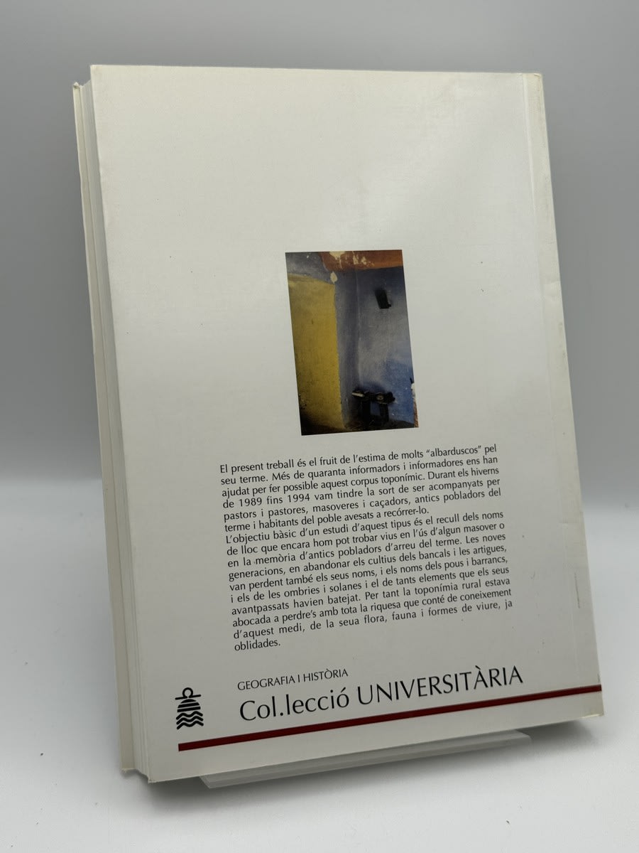 Foto 2 de Toponímia rural d'Atzeneta del Maestrat - Jesús Bernat Agut de Jesús Bernat Agut, libro de segunda mano