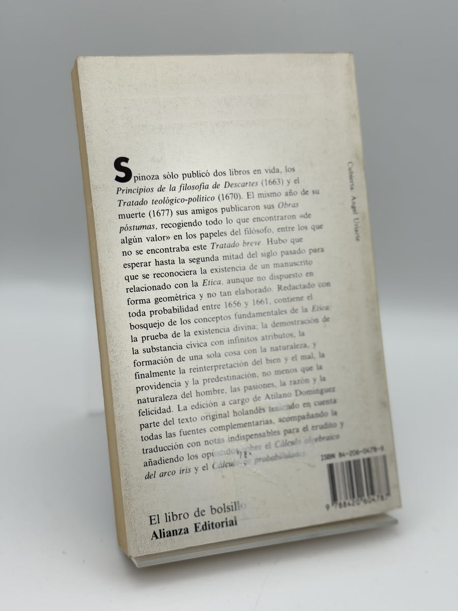 Foto 2 de Tratado Breve de Benedictus de Spinoza, libro de segunda mano