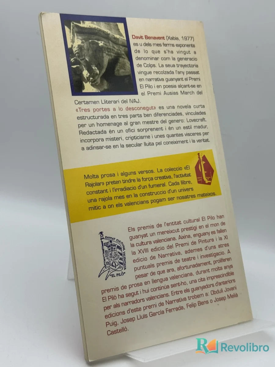 Foto 3 de tres portes a lo desconegut de davit benavent, libro de segunda mano
