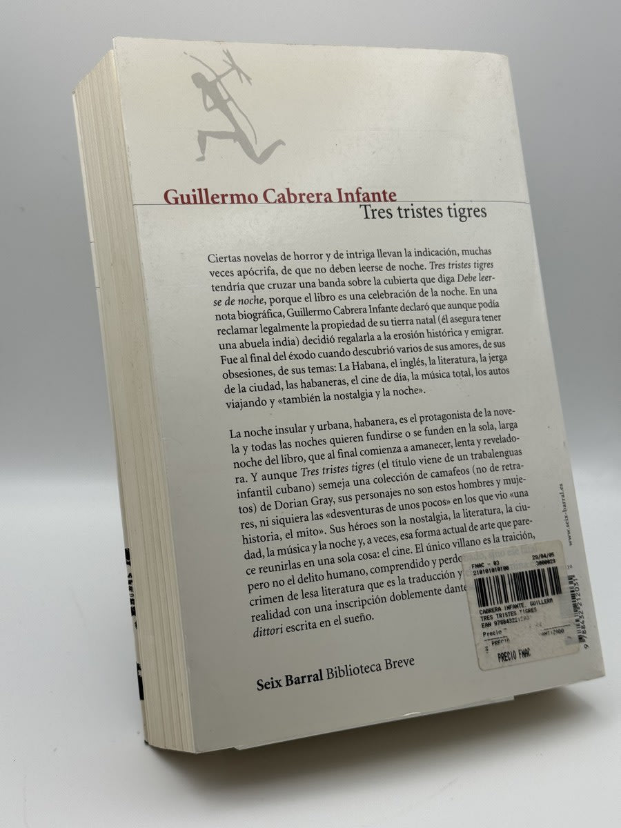 Foto 2 de Tres tristes tigres - Guillermo Cabrera Infante de Guillermo Cabrera Infante, libro de segunda mano