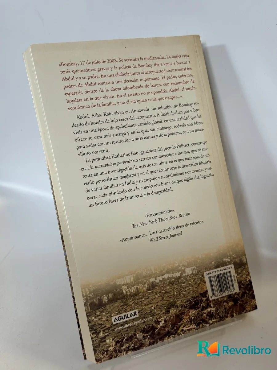 Foto 2 de Un Maravilloso Porvenir de Katherine Boo, libro de segunda mano