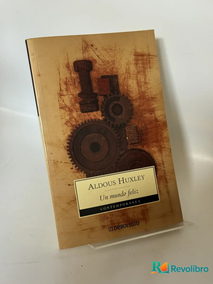Portada de Un mundo feliz de Aldous Huxley, libro de segunda mano