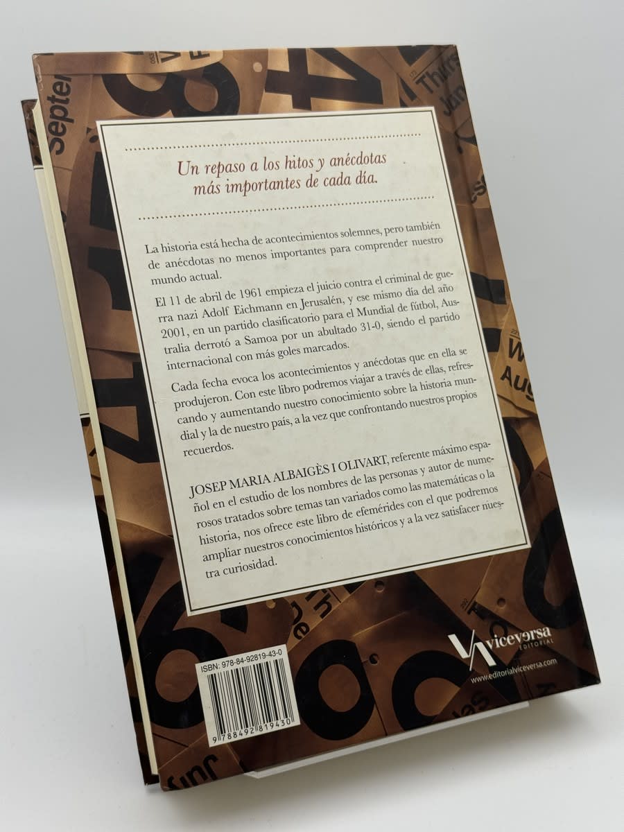 Foto 2 de Un viaje por la historia en 365 días de Josep Maria Albaigès i Olivart, libro de segunda mano