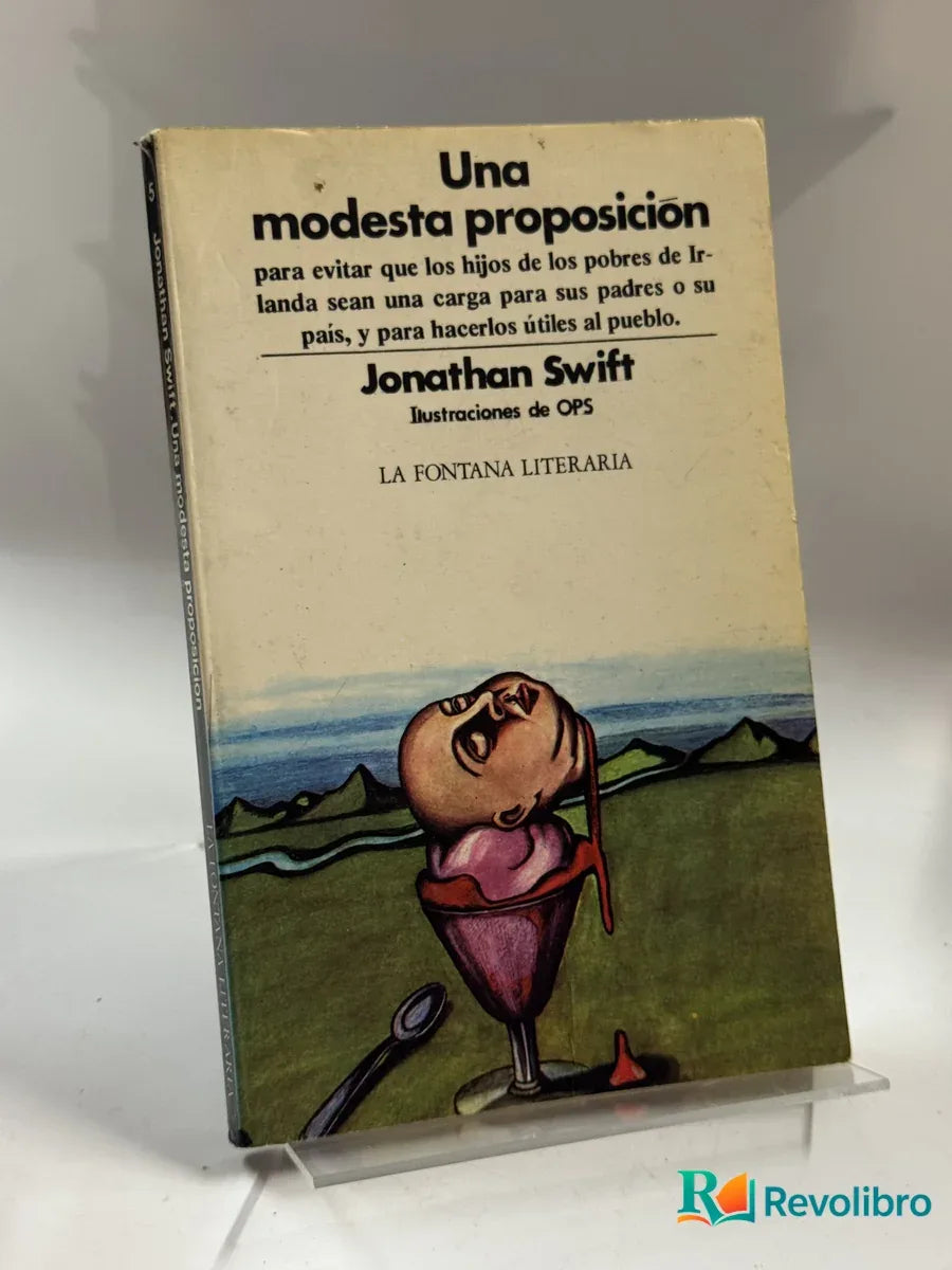 Portada de Una modesta proposición de Jonathan Swift, libro de segunda mano