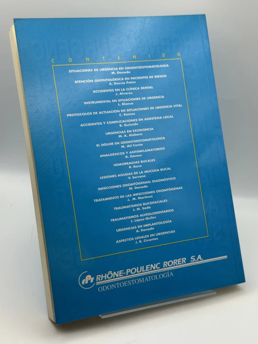 Foto 3 de Urgencias en clínica dental de Manuel Donado Rodríguez, libro de segunda mano
