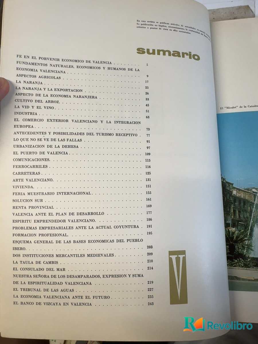 Foto 3 de VALENCIA REVISTA de Autor no identificado, libro de segunda mano