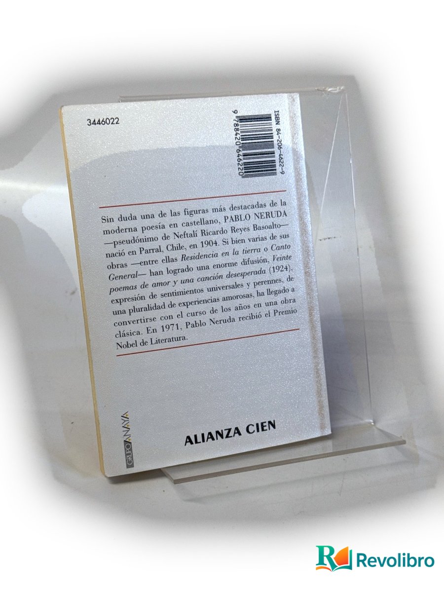 Foto 2 de Veinte poemas de amor y una canción desesperada de Pablo Neruda, libro de segunda mano