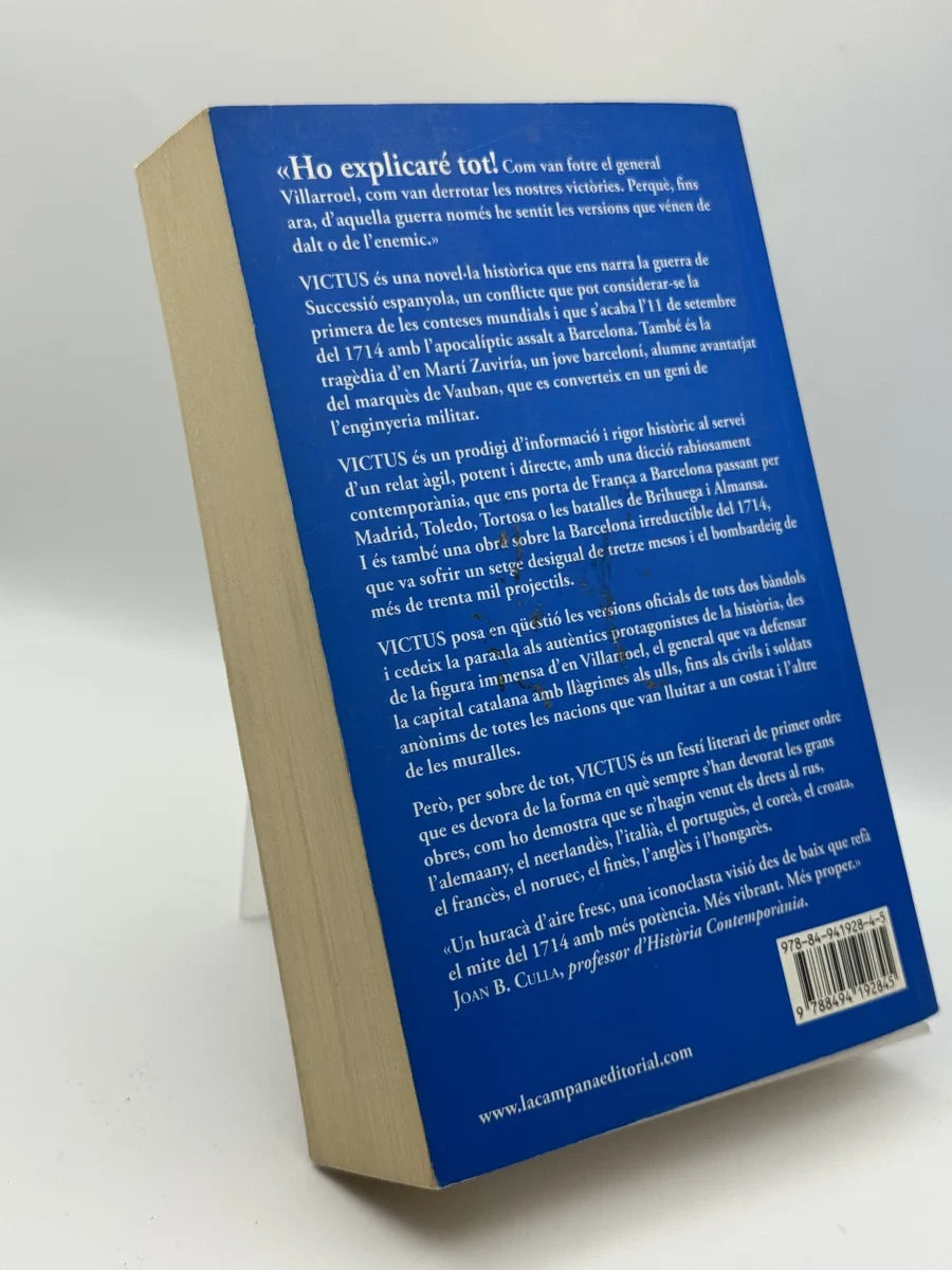 Foto 2 de Victus de Albert Sánchez Piñol, libro de segunda mano