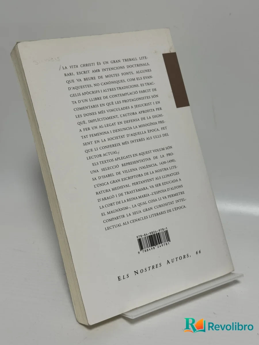 Foto 2 de Vita Christi de Josep Enric Estrela García, libro de segunda mano