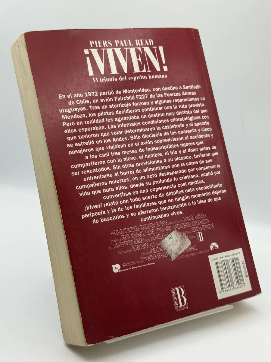 Foto 2 de ¡VIVEN! El triunfo del espíritu humano de Piers Paul Read, libro de segunda mano