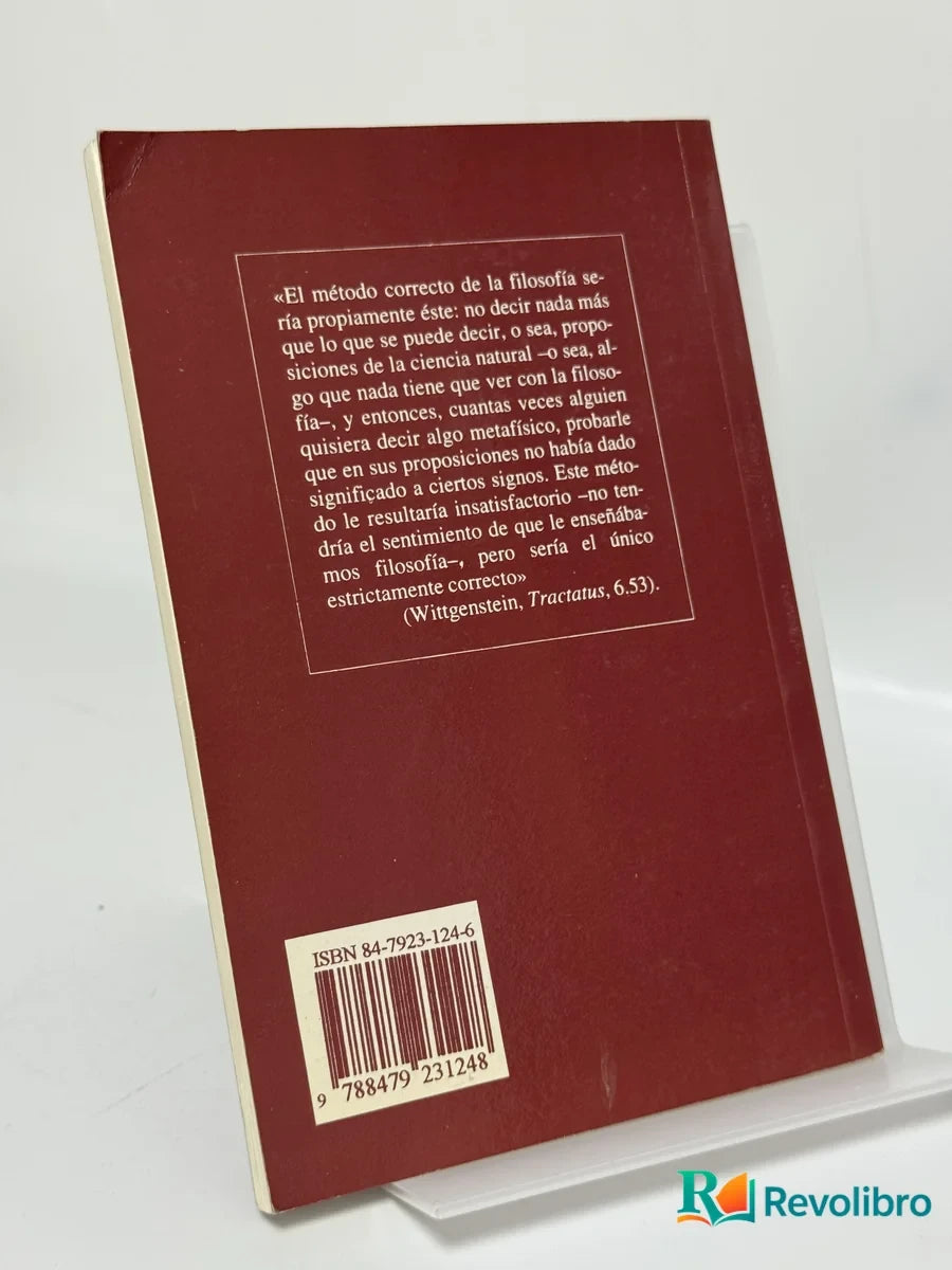 Foto 2 de Wittgenstein (1889-1951) de Raimundo Drudis Baldrich, libro de segunda mano