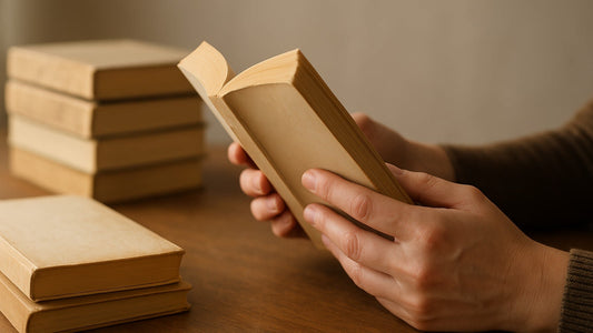 Foto realista para Comprar libros de segunda mano: guía para no fallar